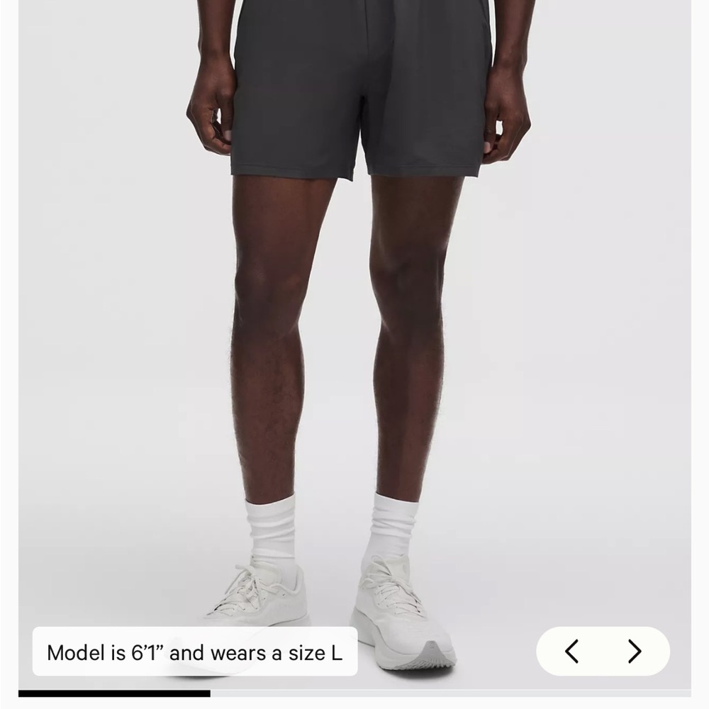 Men’s Lululemon Pace Breaker Linerless Short 5"